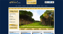 Desktop Screenshot of premiergolfholidays.com